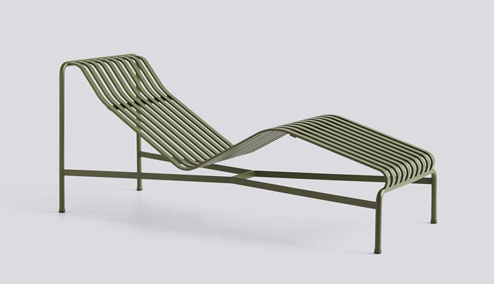 Hay-Palissade chaise longue-olive