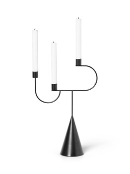 avant-candelabra-black-ferm-living