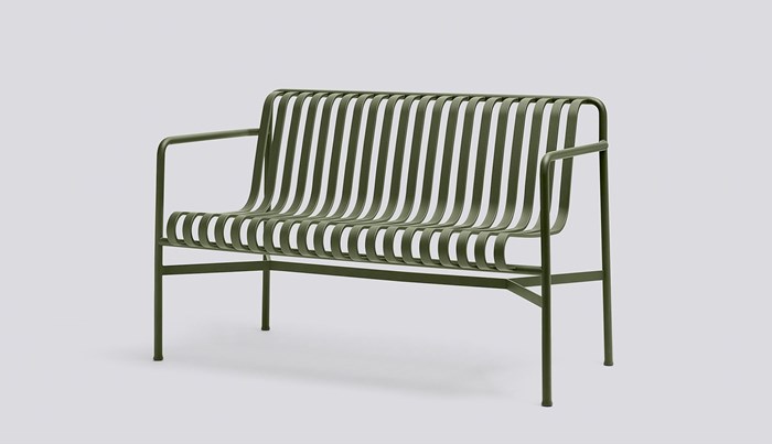 Hay-PALISSADE DINING BENCH-olive