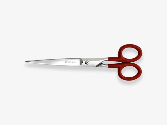 Penco-StainlessSteelScissors-L-Red