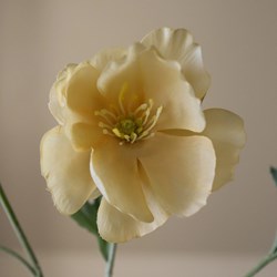 poppyred-yellow four heads-fleur_artificielle-2